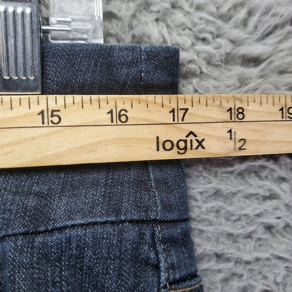 Jag Jeans Womens 14 Short Blue Pull-On Stretch Denim Mid Rise Elastic Waist - Picture 7 of 12